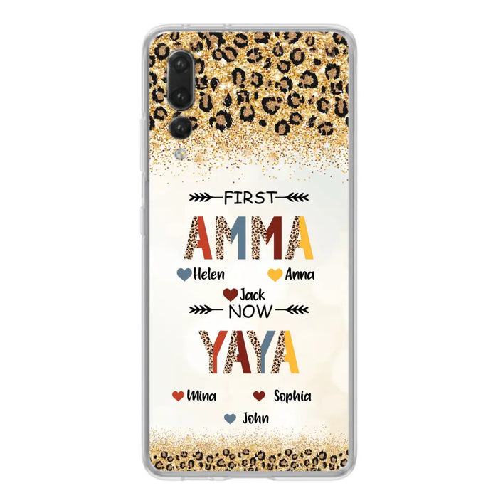 Personalized Grandma Phone Case - Upto 4 Kids And 8 Grandkids - Mother's Day Gift Idea for Grandma - First Mom Now Nana Kid And Grandkids - Cases For Xiaomi/ Oppo/ Huawei