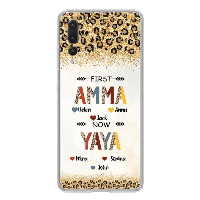 Personalized Grandma Phone Case - Upto 4 Kids And 8 Grandkids - Mother's Day Gift Idea for Grandma - First Mom Now Nana Kid And Grandkids - Cases For Xiaomi/ Oppo/ Huawei