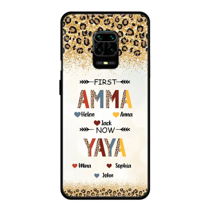 Personalized Grandma Phone Case - Upto 4 Kids And 8 Grandkids - Mother's Day Gift Idea for Grandma - First Mom Now Nana Kid And Grandkids - Cases For Xiaomi/ Oppo/ Huawei