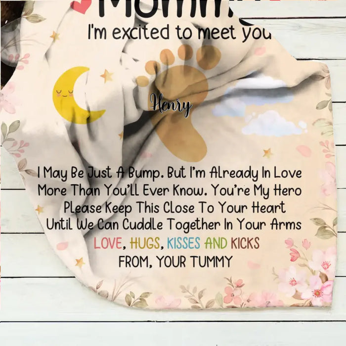 Personalized To My Mommy Quilt/ Single Layer Fleece Blanket - Gift Idea For Mother's Day - You're My Hero