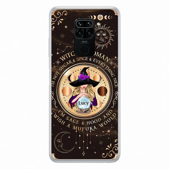 Custom Personalized Witchy Woman Phone Case - Gift Idea For Witch/ Friends/ Birthday/ Halloween Day - I'm Not Sugar & Spice & Everything Nice - Case For Xiaomi/ Oppo/ Huawei