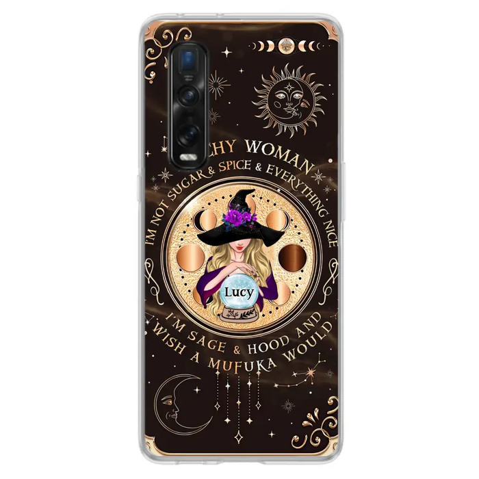 Custom Personalized Witchy Woman Phone Case - Gift Idea For Witch/ Friends/ Birthday/ Halloween Day - I'm Not Sugar & Spice & Everything Nice - Case For Xiaomi/ Oppo/ Huawei