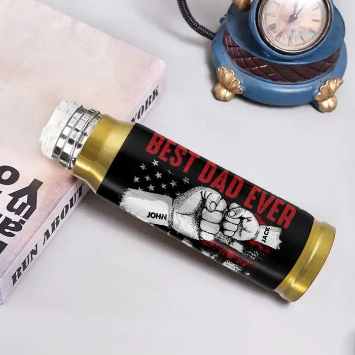 Custom Personalized Dad Bullet Tumbler - Upto 5 Children - Gift Idea For Father's Day - Best Dad Ever