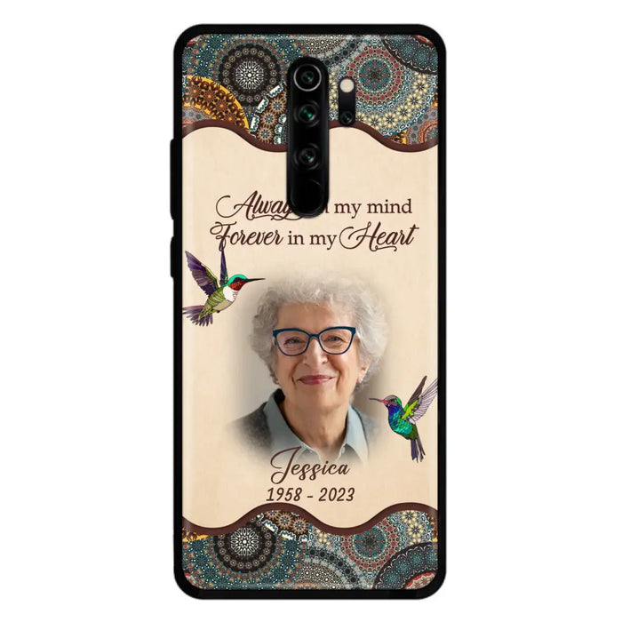 Custom Personalized Memorial Photo Phone Case - Memorial Gift Idea For Mother's Day/Father's Day - Always On My Mind, Forever In My Heart - Case For Oppo/Xiaomi/Huawei