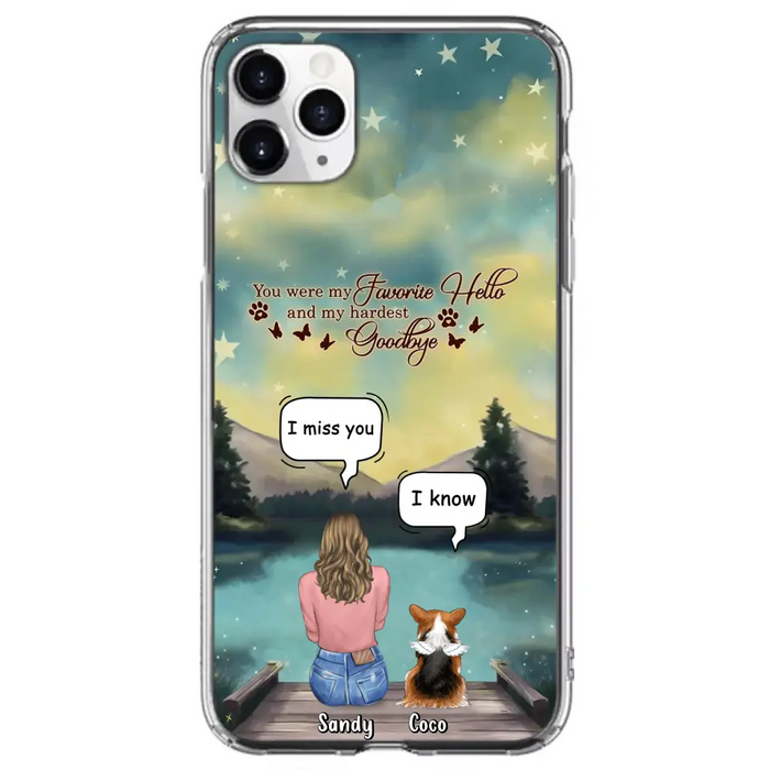 Custom Personalized Memorial Pet Phone Case - Memorial Gift Idea For Pet Lover - Up to 4 Pets - Gift Idea For Dog/Cat Lover - Your Wings Were Ready But Our Hearts Were Not - Case For iPhone And Samsung