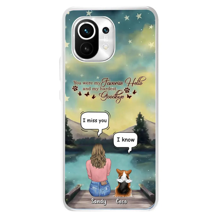 Custom Personalized Memorial Pet Phone Case - Memorial Gift Idea For Pet Lover - Up to 4 Pets - Gift Idea For Dog/Cat Lover - Your Wings Were Ready But Our Hearts Were Not - Case For Xiaomi/ Oppo/ Huawei