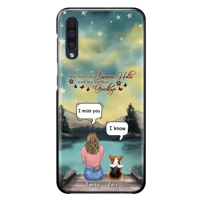 Custom Personalized Memorial Pet Phone Case - Memorial Gift Idea For Pet Lover - Up to 4 Pets - Gift Idea For Dog/Cat Lover - Your Wings Were Ready But Our Hearts Were Not - Case For iPhone And Samsung