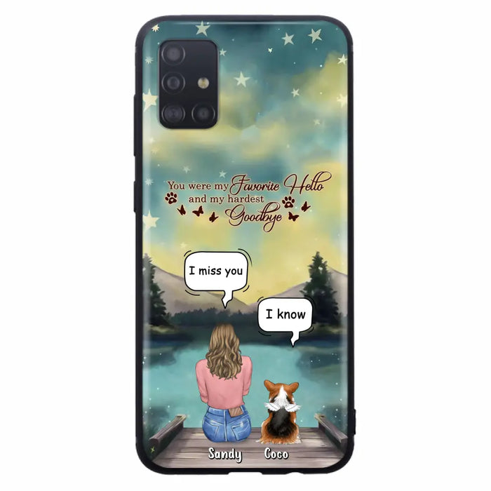 Custom Personalized Memorial Pet Phone Case - Memorial Gift Idea For Pet Lover - Up to 4 Pets - Gift Idea For Dog/Cat Lover - Your Wings Were Ready But Our Hearts Were Not - Case For iPhone And Samsung