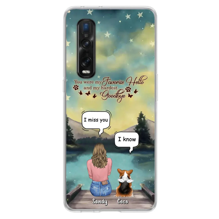 Custom Personalized Memorial Pet Phone Case - Memorial Gift Idea For Pet Lover - Up to 4 Pets - Gift Idea For Dog/Cat Lover - Your Wings Were Ready But Our Hearts Were Not - Case For Xiaomi/ Oppo/ Huawei