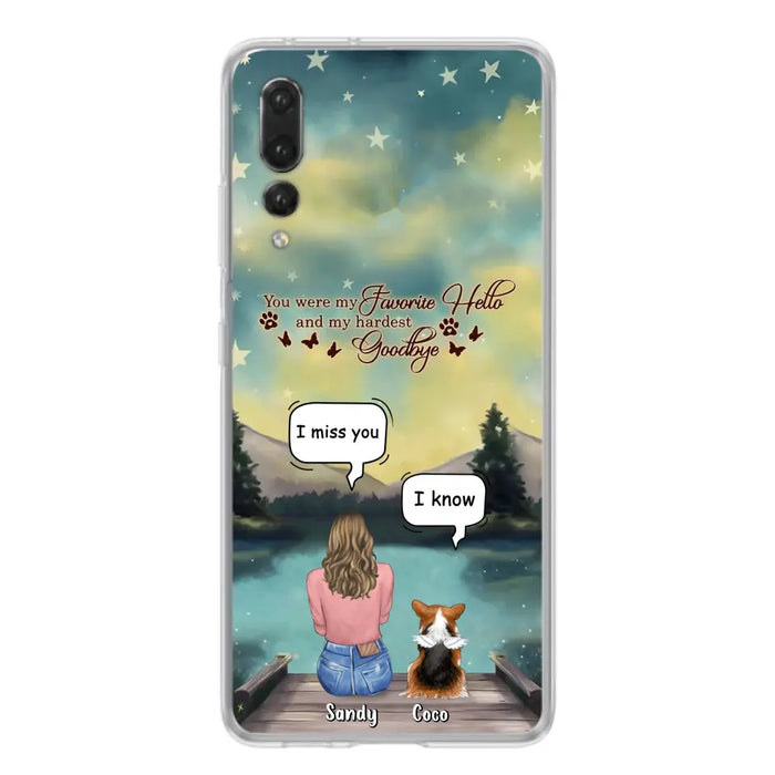 Custom Personalized Memorial Pet Phone Case - Memorial Gift Idea For Pet Lover - Up to 4 Pets - Gift Idea For Dog/Cat Lover - Your Wings Were Ready But Our Hearts Were Not - Case For Xiaomi/ Oppo/ Huawei