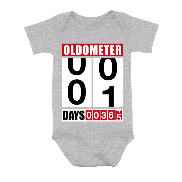 Custom Personalized Oldometer Shirt/Baby Onesie - Gift Idea For Father/Baby/Father's Day