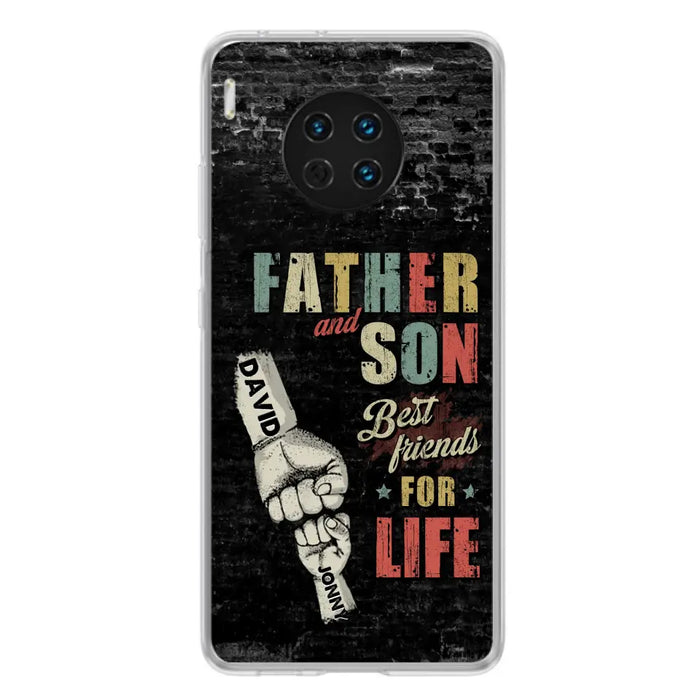 Custom Personalized Father Phone Case - Upto 5 Children - Father's Day Gift Idea from Sons/Daughters - Father And Son/Daughter Best Friends For Life - Case for Xiaomi/Huawei/Oppo