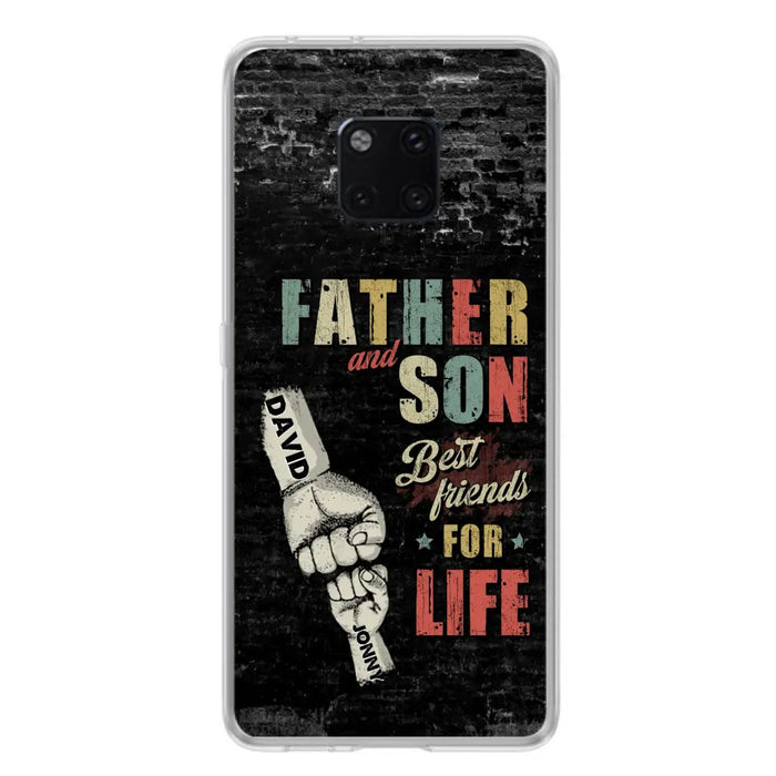 Custom Personalized Father Phone Case - Upto 5 Children - Father's Day Gift Idea from Sons/Daughters - Father And Son/Daughter Best Friends For Life - Case for Xiaomi/Huawei/Oppo