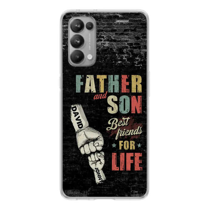 Custom Personalized Father Phone Case - Upto 5 Children - Father's Day Gift Idea from Sons/Daughters - Father And Son/Daughter Best Friends For Life - Case for Xiaomi/Huawei/Oppo