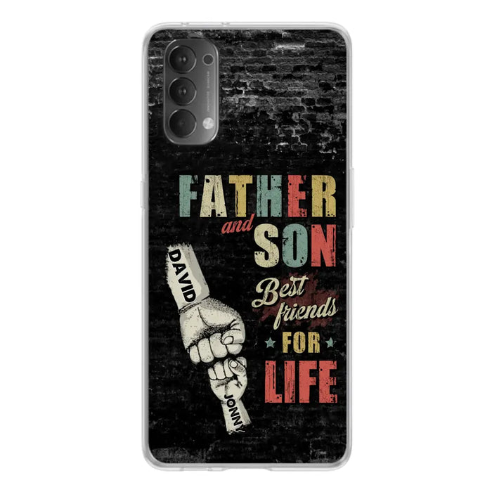 Custom Personalized Father Phone Case - Upto 5 Children - Father's Day Gift Idea from Sons/Daughters - Father And Son/Daughter Best Friends For Life - Case for Xiaomi/Huawei/Oppo