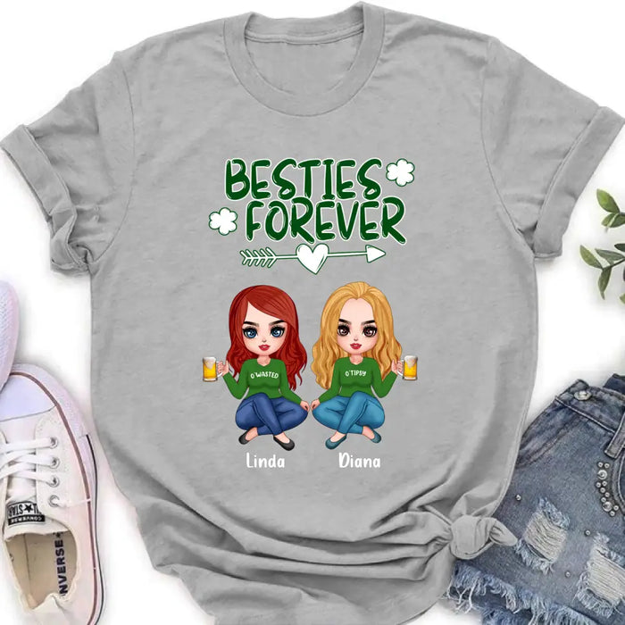 Custom Personalized Friends T-shirt and Sweatshirt - Gift For Best Friends - Besties Forever