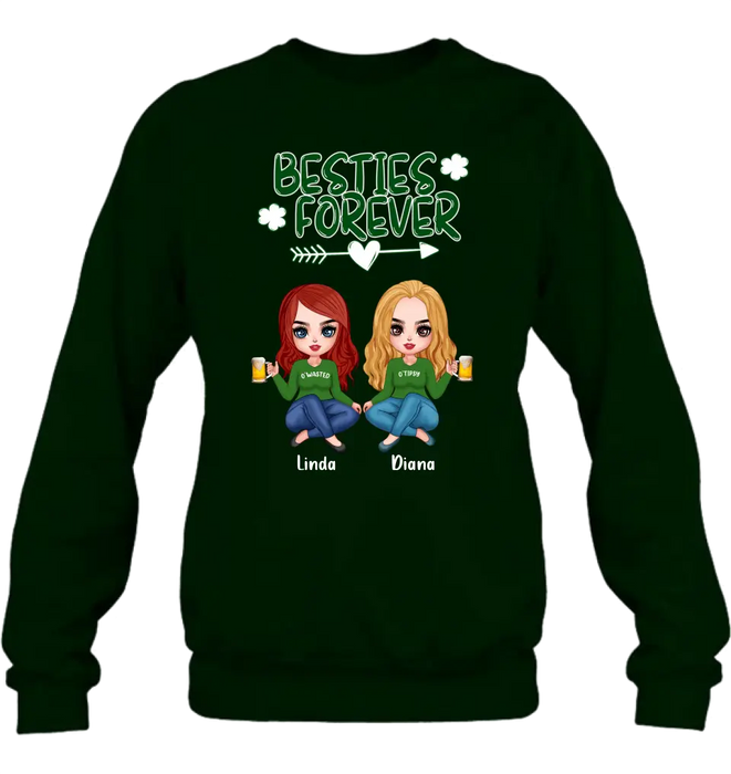 Custom Personalized Friends T-shirt and Sweatshirt - Gift For Best Friends - Besties Forever