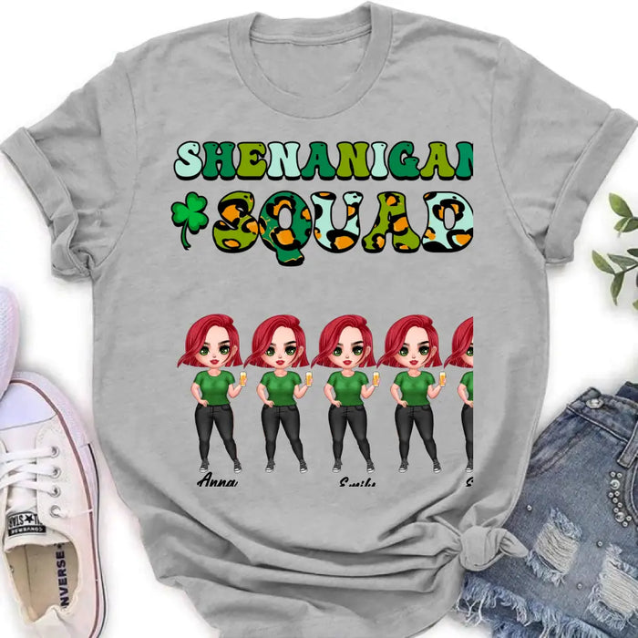 Custom Personalized Friends T-Shirt - Up to 5 Bestie - Shenanigans Squad