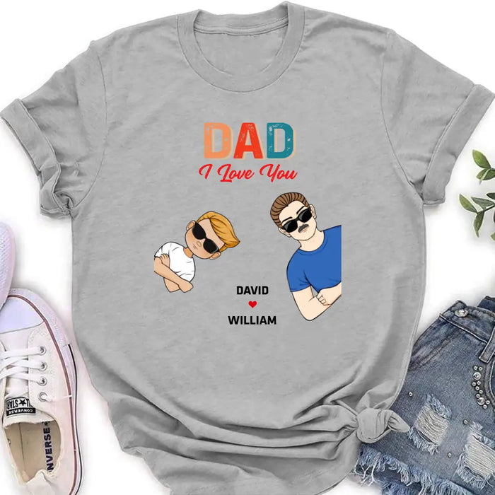 Custom Personalized Dad Shirt/Hoodie - Upto 2 Children & 2 Pets - Father's Day Gift Idea - Dad We Love You