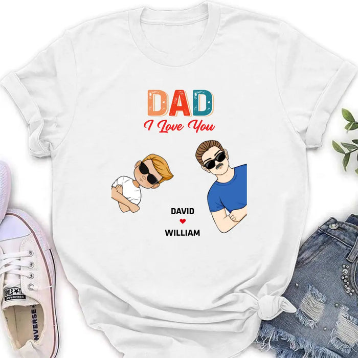 Custom Personalized Dad Shirt/Hoodie - Upto 2 Children & 2 Pets - Father's Day Gift Idea - Dad We Love You