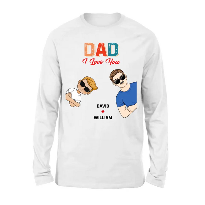 Custom Personalized Dad Shirt/Hoodie - Upto 2 Children & 2 Pets - Father's Day Gift Idea - Dad We Love You