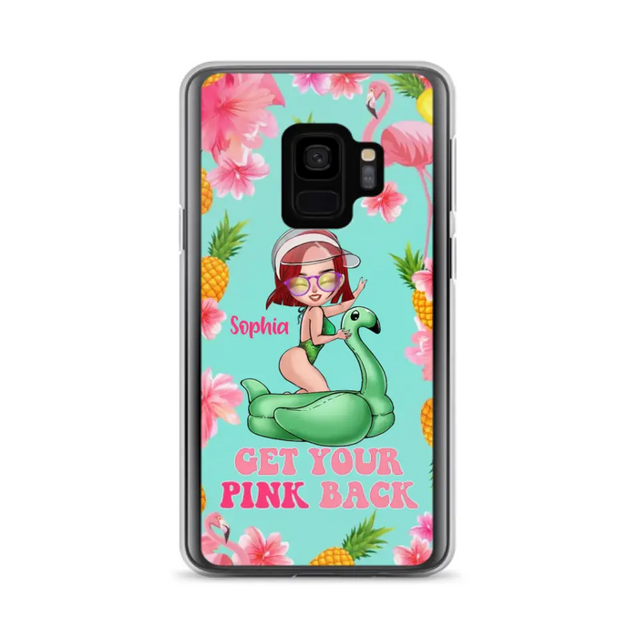 Custom Personalized Bikini Girl Phone Case - Gift Idea For Girl - Get Your Pink Back - Cases For iPhone/Samsung