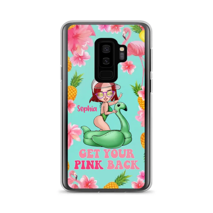 Custom Personalized Bikini Girl Phone Case - Gift Idea For Girl - Get Your Pink Back - Cases For iPhone/Samsung