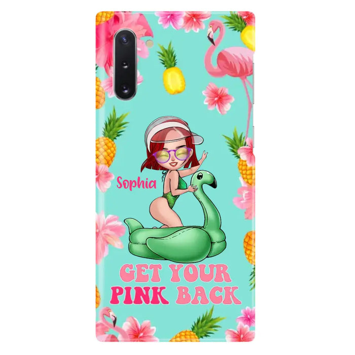 Custom Personalized Bikini Girl Phone Case - Gift Idea For Girl - Get Your Pink Back - Cases For iPhone/Samsung