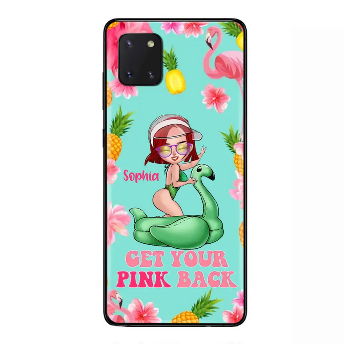 Custom Personalized Bikini Girl Phone Case - Gift Idea For Girl - Get Your Pink Back - Cases For iPhone/Samsung