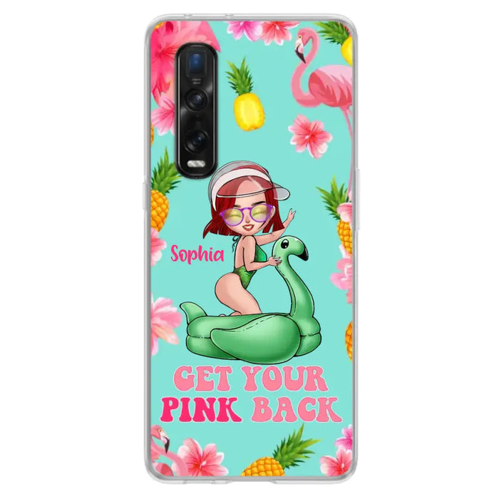 Custom Personalized Bikini Girl Phone Case - Gift Idea For Girl - Get Your Pink Back - Cases For Oppo/Xiaomi/Huawei