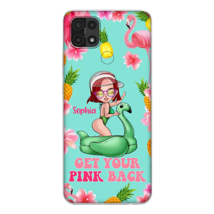 Custom Personalized Bikini Girl Phone Case - Gift Idea For Girl - Get Your Pink Back - Cases For Oppo/Xiaomi/Huawei