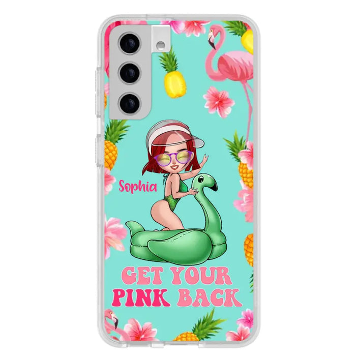 Custom Personalized Bikini Girl Phone Case - Gift Idea For Girl - Get Your Pink Back - Cases For iPhone/Samsung