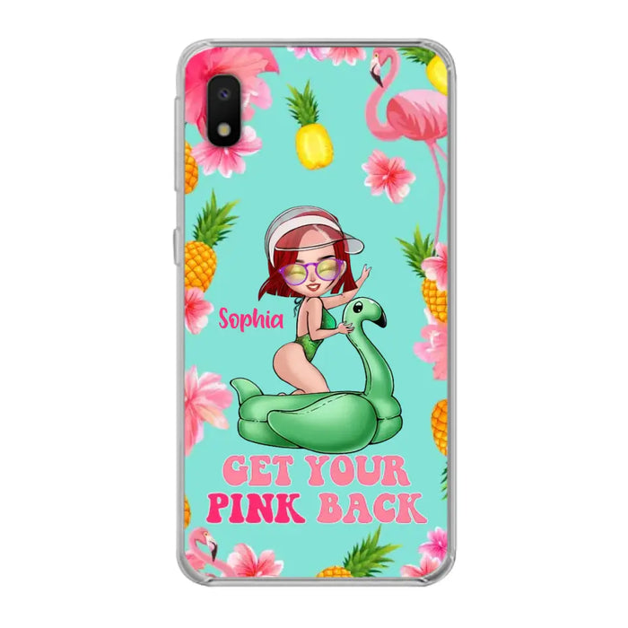 Custom Personalized Bikini Girl Phone Case - Gift Idea For Girl - Get Your Pink Back - Cases For iPhone/Samsung