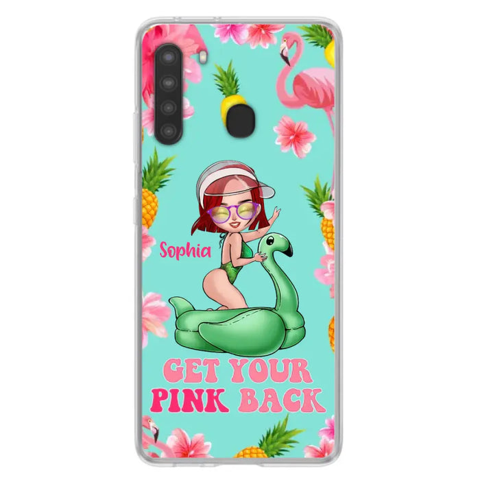 Custom Personalized Bikini Girl Phone Case - Gift Idea For Girl - Get Your Pink Back - Cases For iPhone/Samsung