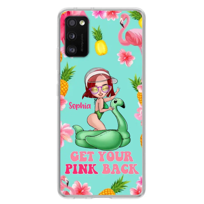 Custom Personalized Bikini Girl Phone Case - Gift Idea For Girl - Get Your Pink Back - Cases For iPhone/Samsung