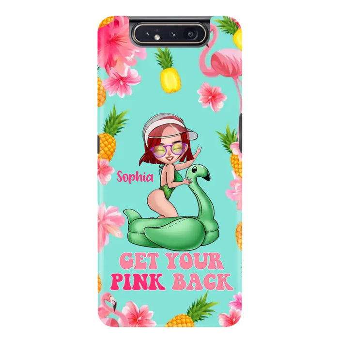 Custom Personalized Bikini Girl Phone Case - Gift Idea For Girl - Get Your Pink Back - Cases For iPhone/Samsung