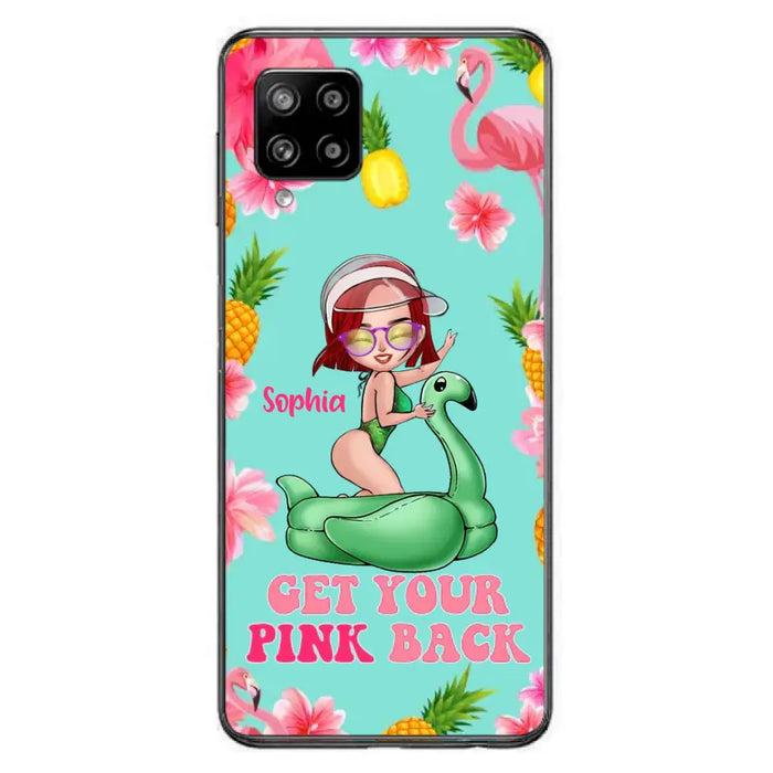 Custom Personalized Bikini Girl Phone Case - Gift Idea For Girl - Get Your Pink Back - Cases For iPhone/Samsung