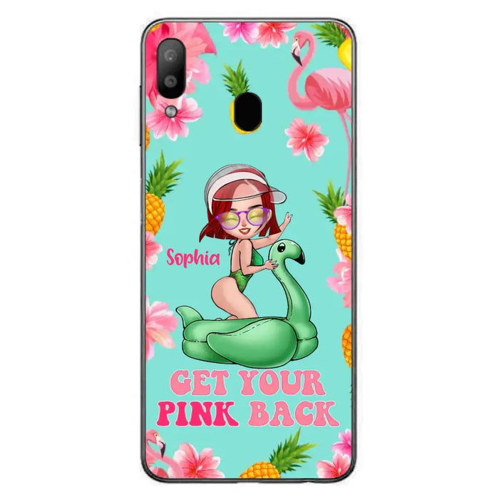 Custom Personalized Bikini Girl Phone Case - Gift Idea For Girl - Get Your Pink Back - Cases For iPhone/Samsung