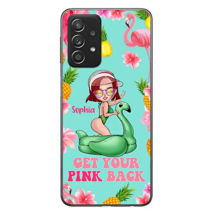 Custom Personalized Bikini Girl Phone Case - Gift Idea For Girl - Get Your Pink Back - Cases For iPhone/Samsung