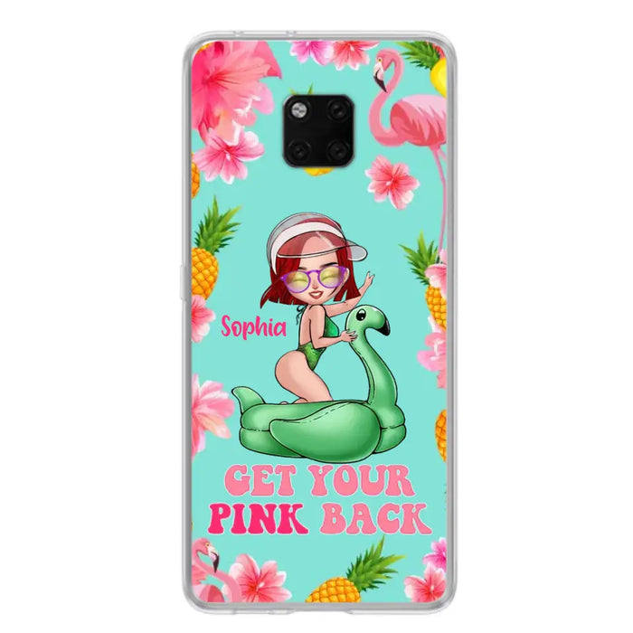 Custom Personalized Bikini Girl Phone Case - Gift Idea For Girl - Get Your Pink Back - Cases For Oppo/Xiaomi/Huawei