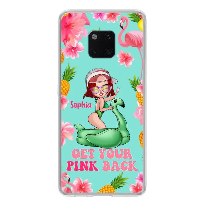 Custom Personalized Bikini Girl Phone Case - Gift Idea For Girl - Get Your Pink Back - Cases For Oppo/Xiaomi/Huawei