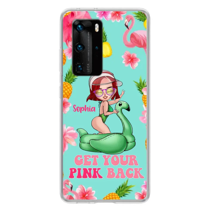 Custom Personalized Bikini Girl Phone Case - Gift Idea For Girl - Get Your Pink Back - Cases For Oppo/Xiaomi/Huawei