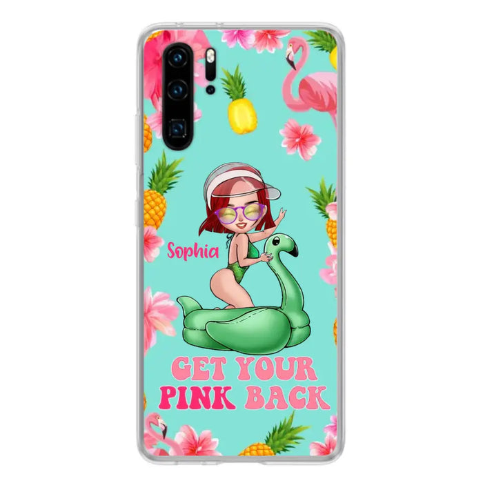 Custom Personalized Bikini Girl Phone Case - Gift Idea For Girl - Get Your Pink Back - Cases For Oppo/Xiaomi/Huawei