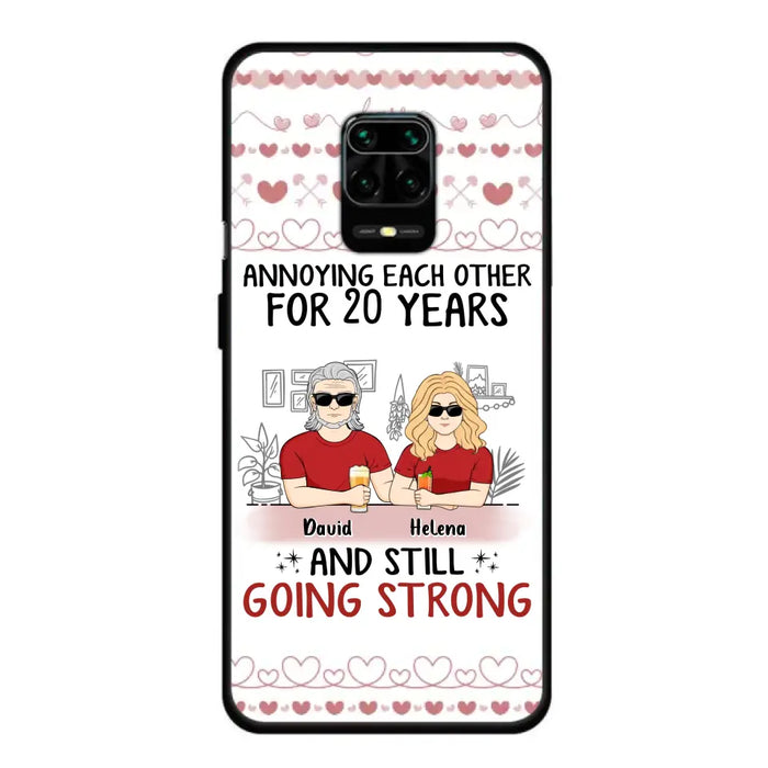 Custom Personalized Couple Phone Case - Best Gift Idea For Couple/Husband/Father's Day - Annoying Each Other For 20 Years And Still Going Strong - Case For Oppo/Xiaomi/Huawei