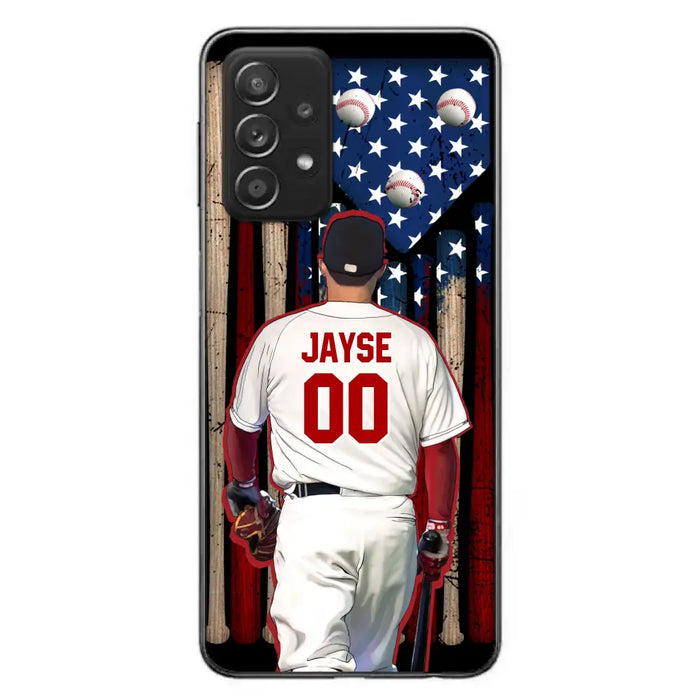 Custom Personalized Baseball Phone Case - Best Gift Idea For Baseball Lovers