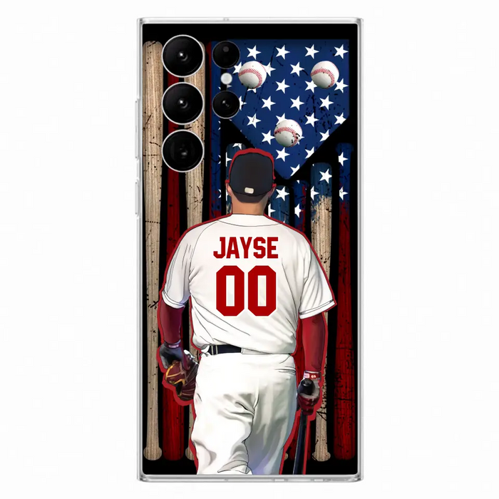 Custom Personalized Baseball Phone Case - Best Gift Idea For Baseball Lovers