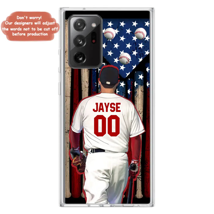 Custom Personalized Baseball Phone Case - Best Gift Idea For Baseball Lovers