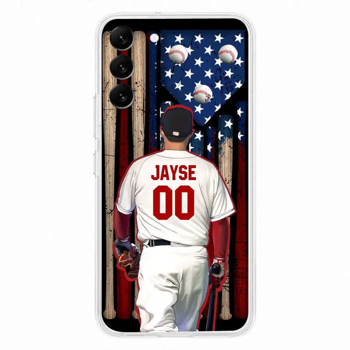 Custom Personalized Baseball Phone Case - Best Gift Idea For Baseball Lovers