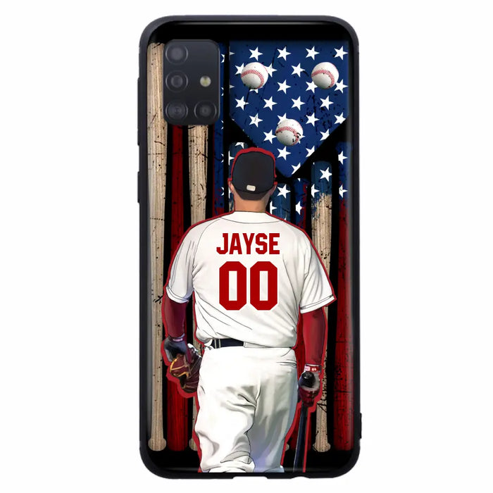 Custom Personalized Baseball Phone Case - Best Gift Idea For Baseball Lovers