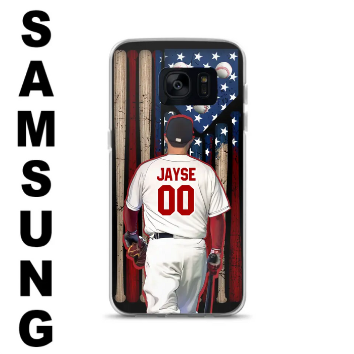 Custom Personalized Baseball Phone Case - Best Gift Idea For Baseball Lovers